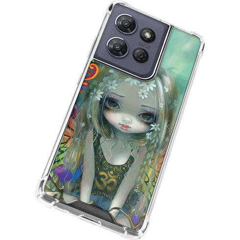 Rainbow Winged Yoga Fairy by Jasmine Becket-Griffith Moto G Play 5G (2025) Clear Case